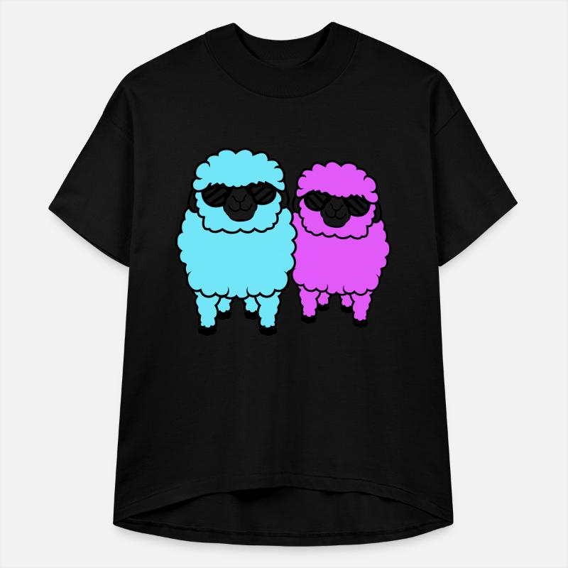 2 Sheep Sunglasses Party Cool Team Friends DJ Crew