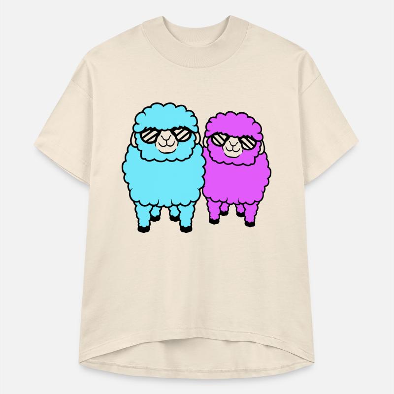 2 Sheep Sunglasses Party Cool Team Friends DJ Crew