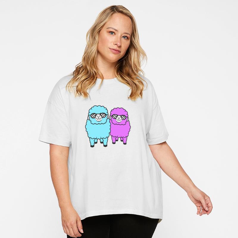 2 Sheep Sunglasses Party Cool Team Friends DJ Crew