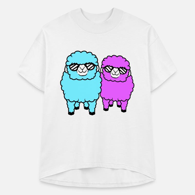 2 Sheep Sunglasses Party Cool Team Friends DJ Crew