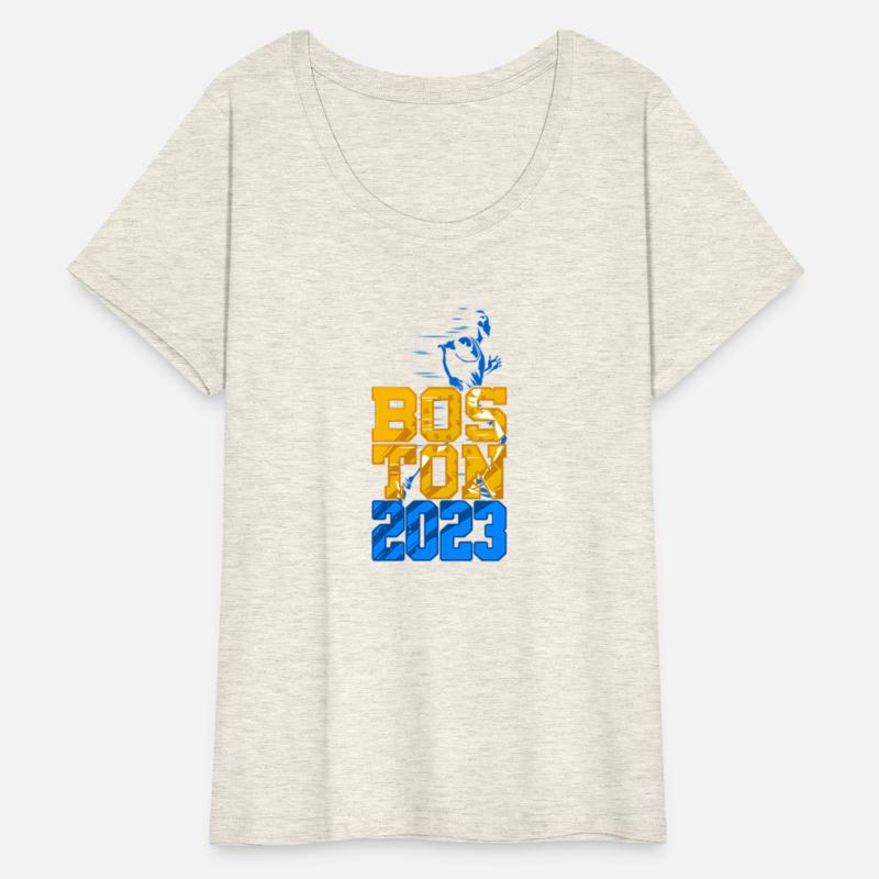 2 Sided Boston 2023 Marathon Training Qualified