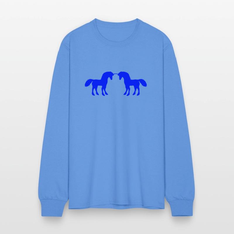 2 Unicorns Silhouette Battle Duel Team Friends Fun