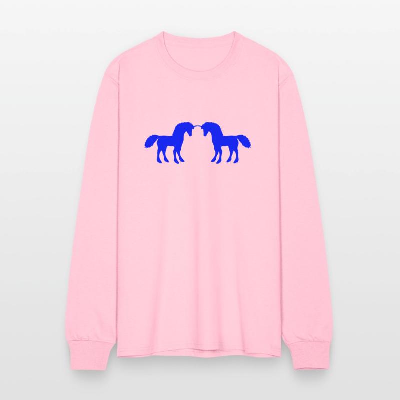 2 Unicorns Silhouette Battle Duel Team Friends Fun