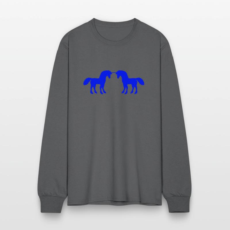 2 Unicorns Silhouette Battle Duel Team Friends Fun