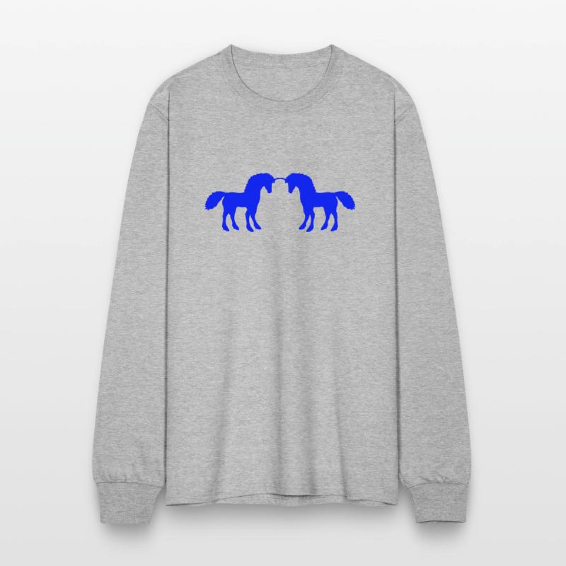 2 Unicorns Silhouette Battle Duel Team Friends Fun