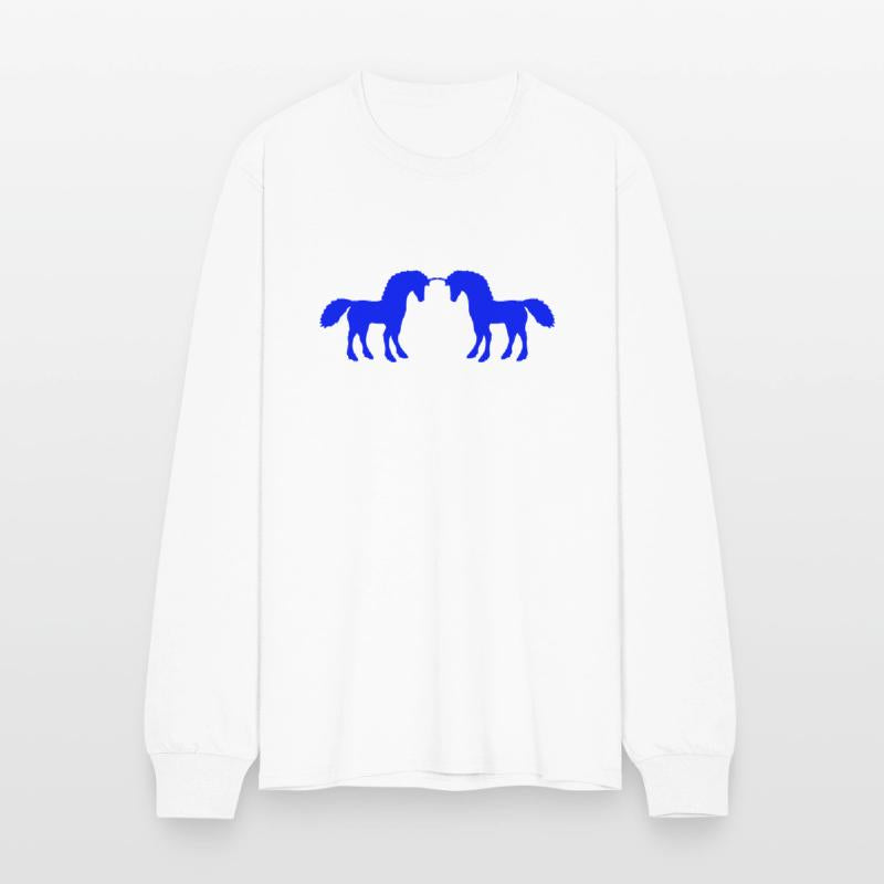 2 Unicorns Silhouette Battle Duel Team Friends Fun