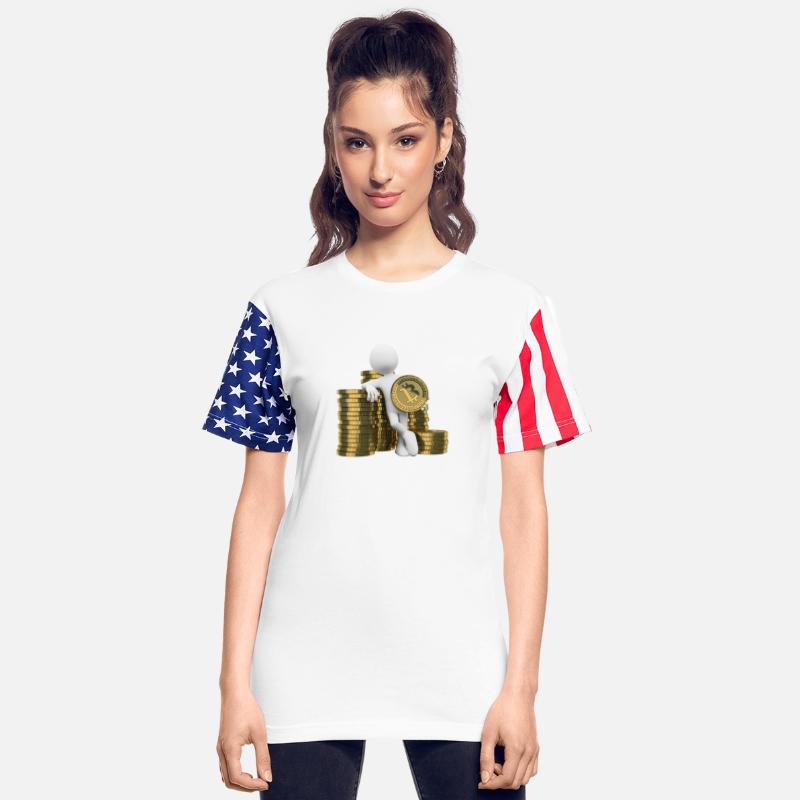 3D White People Bitcoin