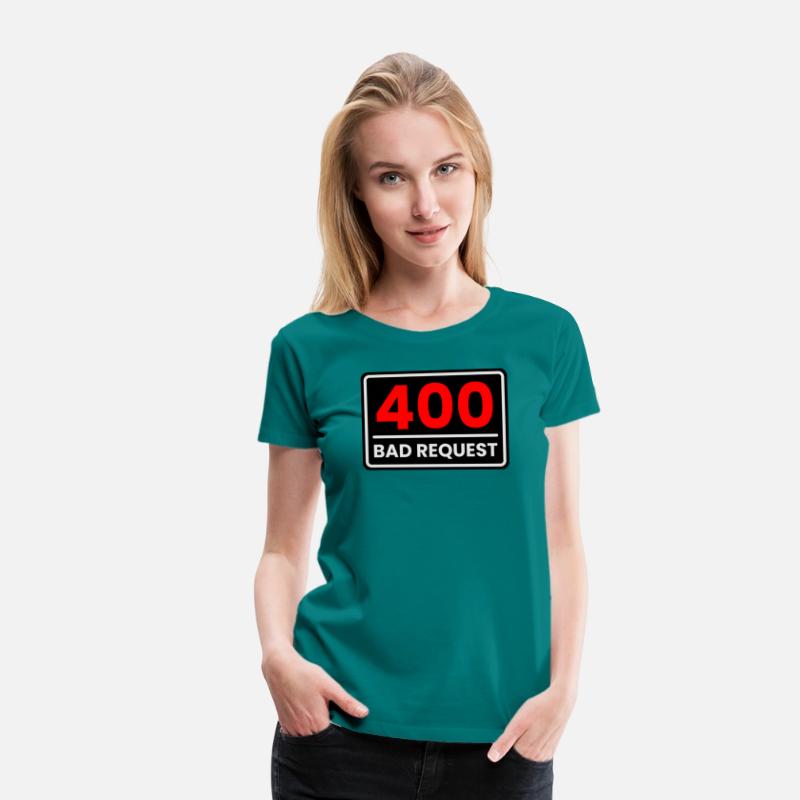 400 Bad Request in Red, Greyish white and Black