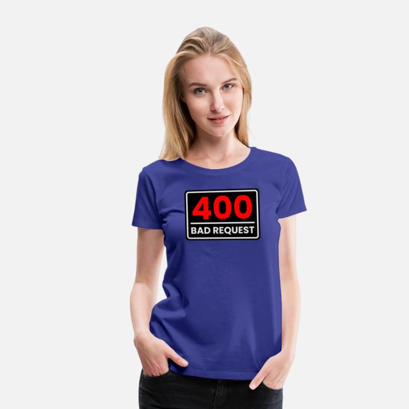 400 Bad Request in Red, Greyish white and Black