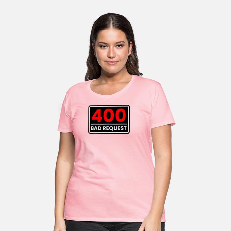 400 Bad Request in Red, Greyish white and Black