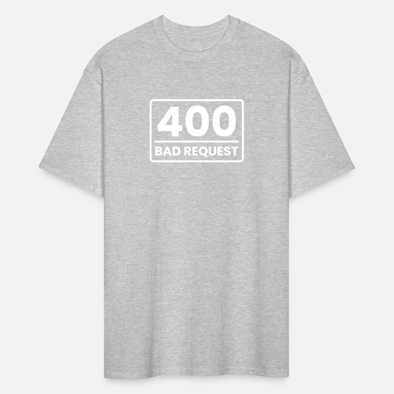 400 Bad Request in White on Transparent Background