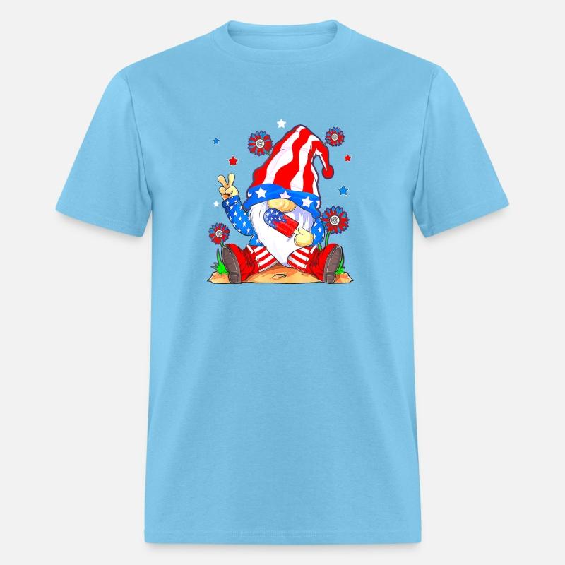4th Of July Gnome Popsicle Red White Blue American