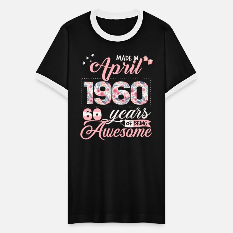 60Th Birthday Floral For Womens Born In Feb 1960