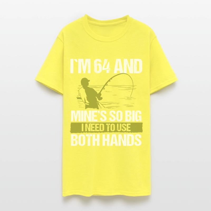 64 Year Old Fishing Lure Fisherman Rod Funny 64