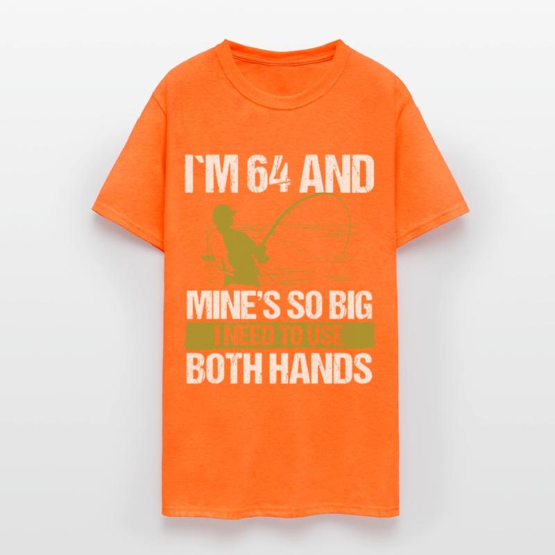 64 Year Old Fishing Lure Fisherman Rod Funny 64