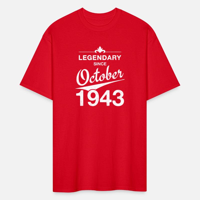 80th Birthday 80 Year Old Born October 1943 Gift