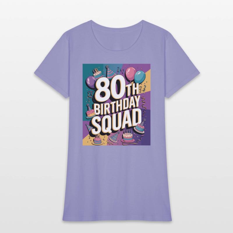 80th Birthday Squad Celebration turning 80 party