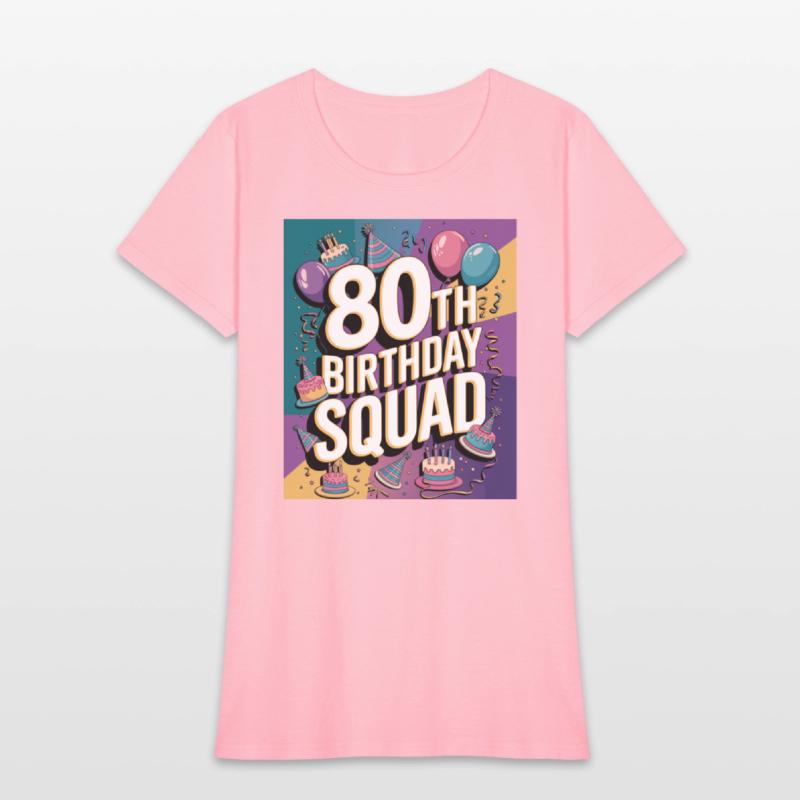 80th Birthday Squad Celebration turning 80 party