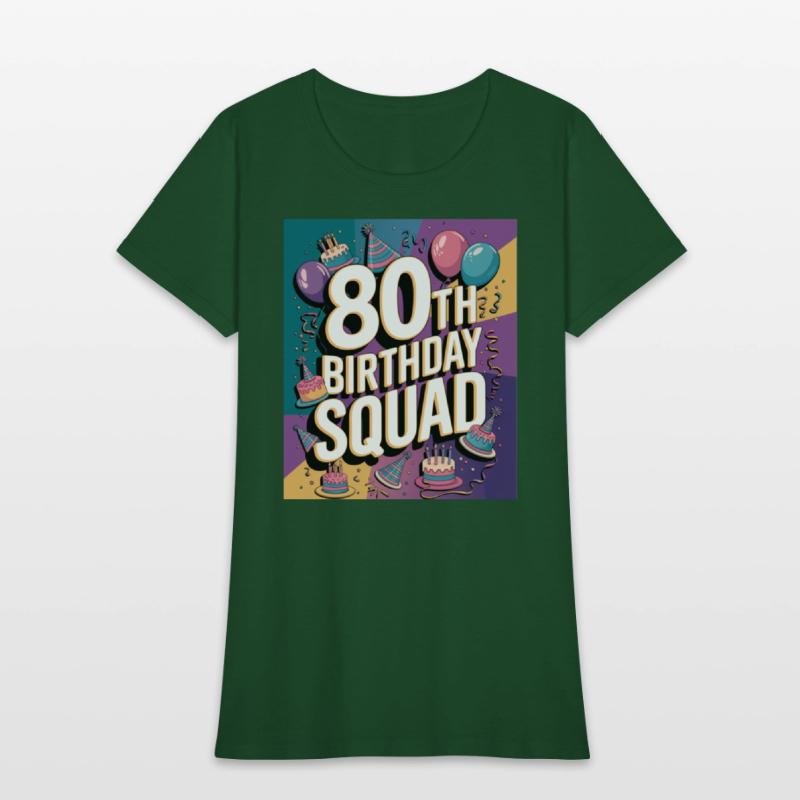 80th Birthday Squad Celebration turning 80 party