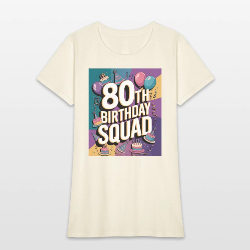 80th Birthday Squad Celebration turning 80 party