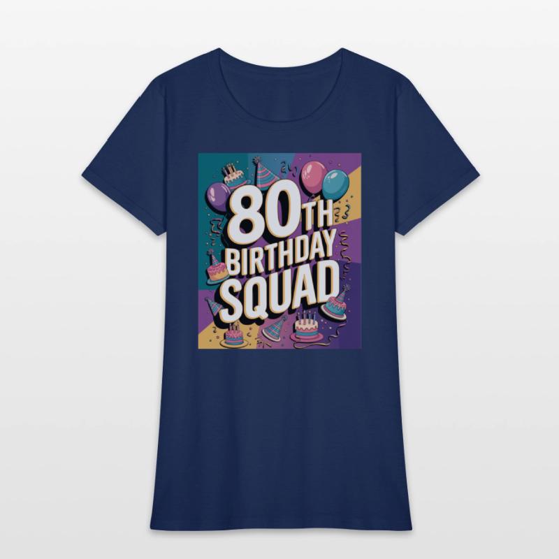 80th Birthday Squad Celebration turning 80 party