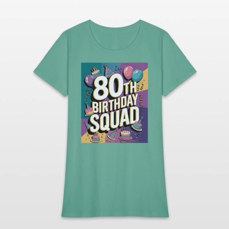 80th Birthday Squad Celebration turning 80 party