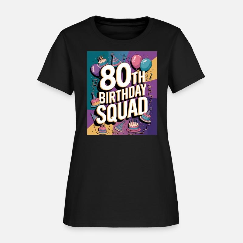 80th Birthday Squad Celebration turning 80 party