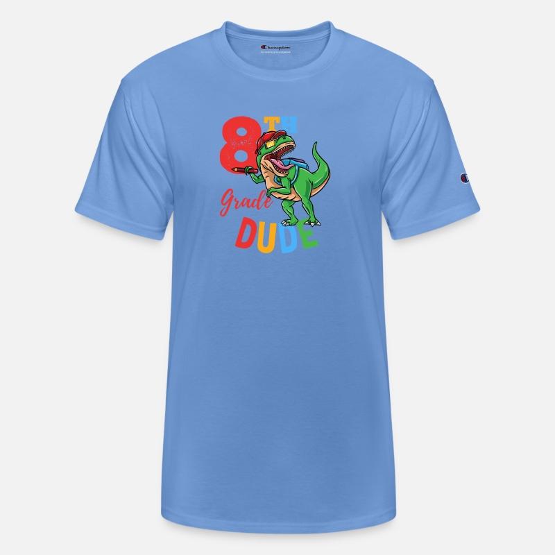 8th Grade Dude T-Rex Dinosaur Back To School Boys