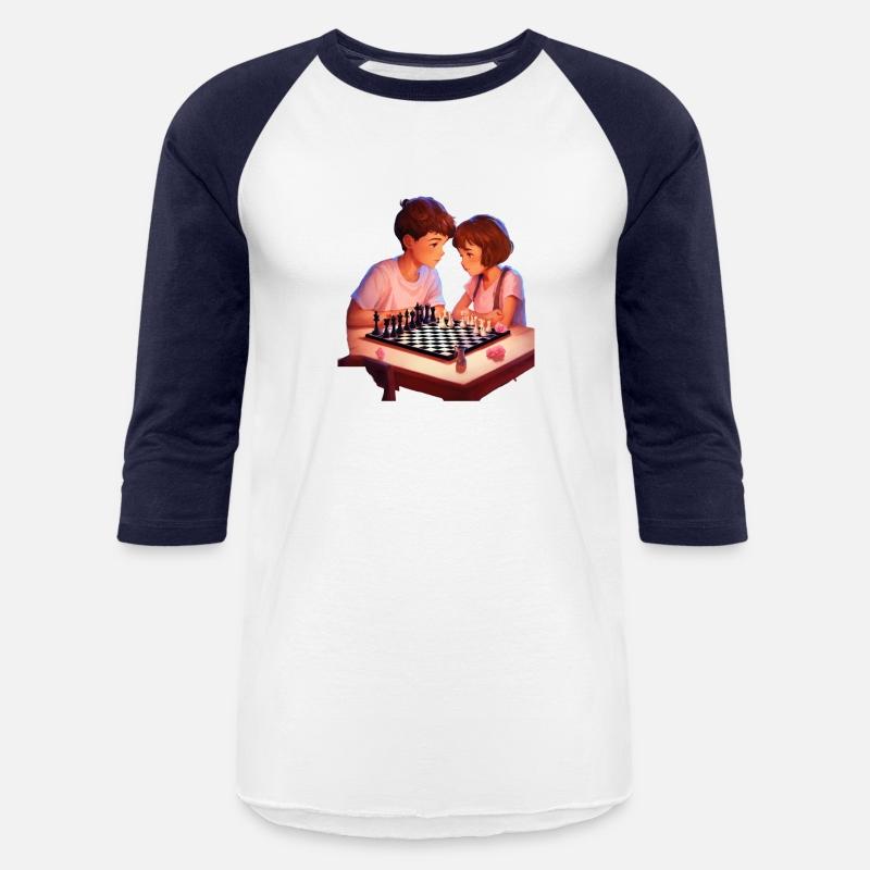 A girl with short hair and a boy in a baseball cap