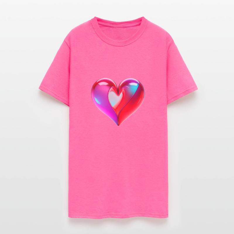 A Heart Shaped Object With A Couple Of Colors