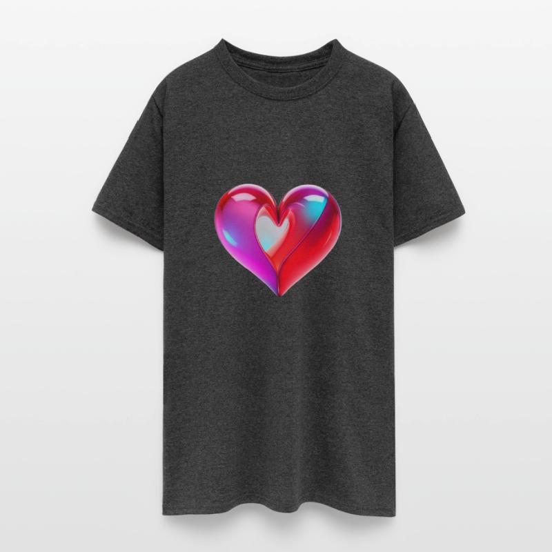 A Heart Shaped Object With A Couple Of Colors