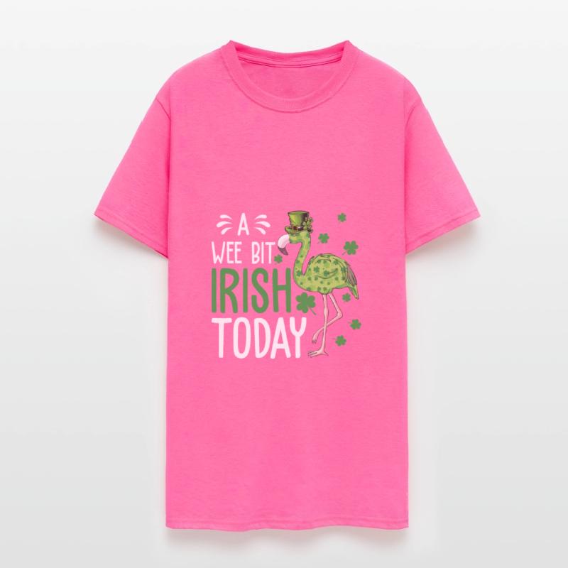 A Wee Bit Irish Today Funny Flamingo