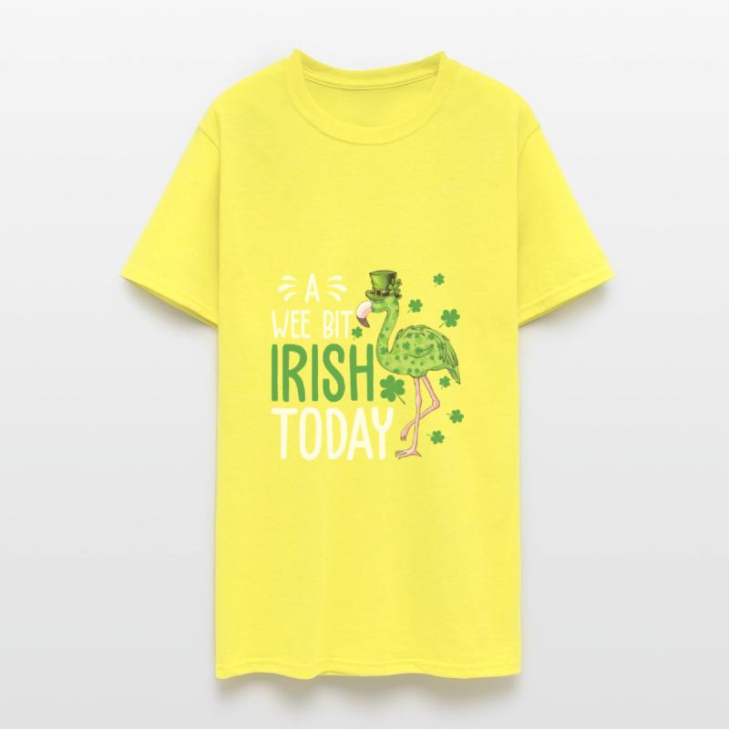 A Wee Bit Irish Today Funny Flamingo