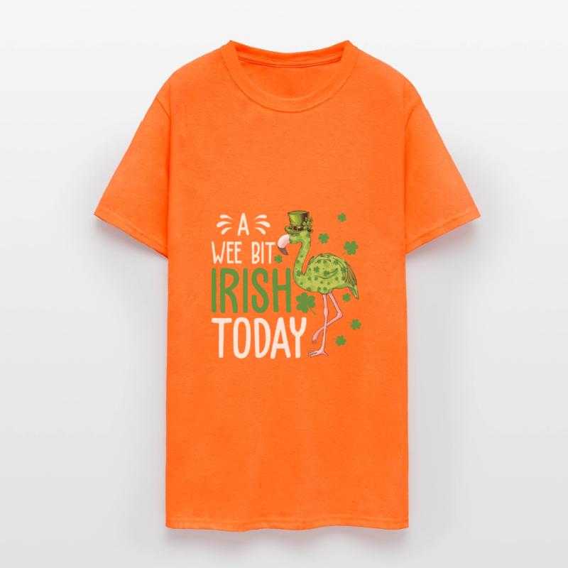 A Wee Bit Irish Today Funny Flamingo