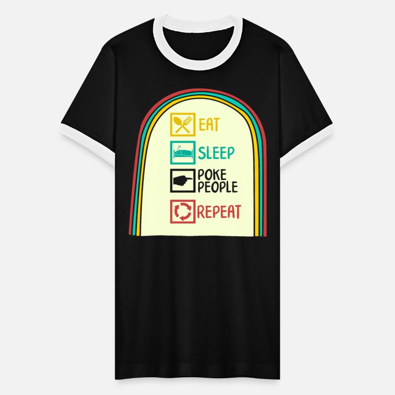 Acupuncture Shirt, Eat Sleep Poke People Repeat