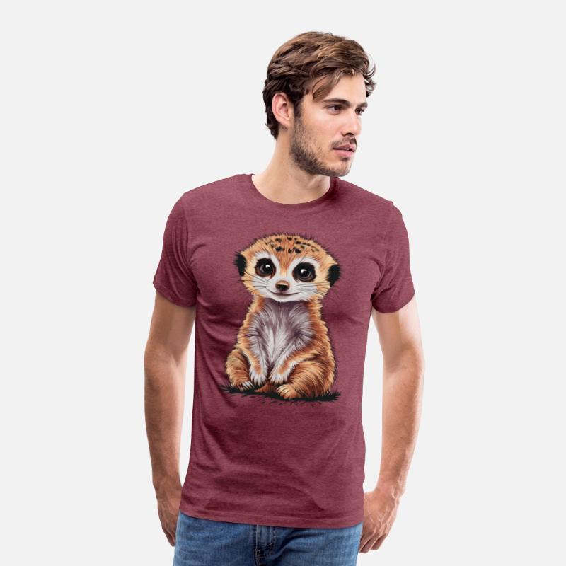 Adorable Meerkat With Big Eyes and Cute Expression