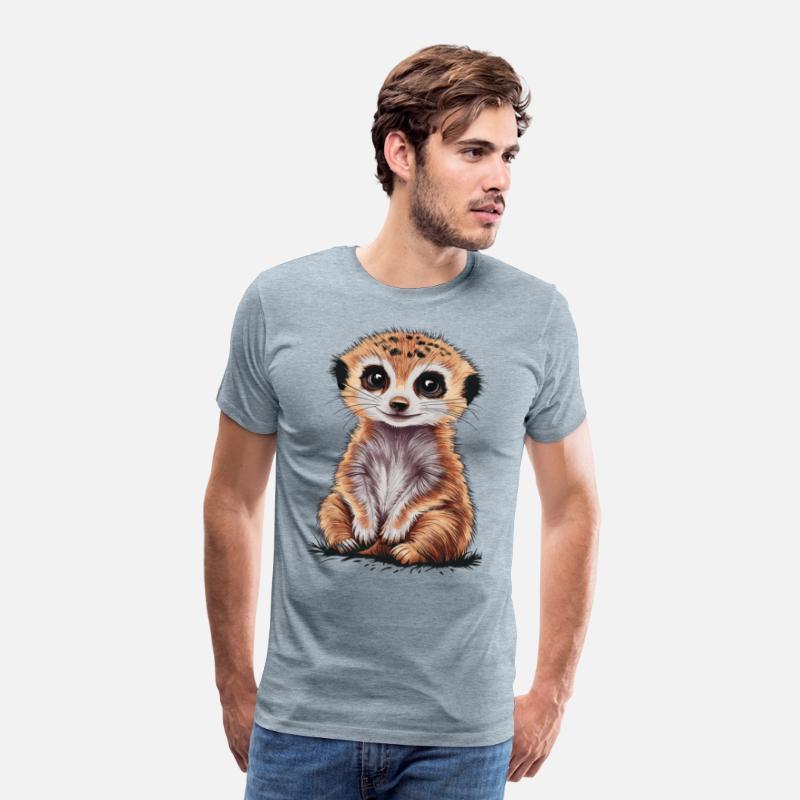 Adorable Meerkat With Big Eyes and Cute Expression