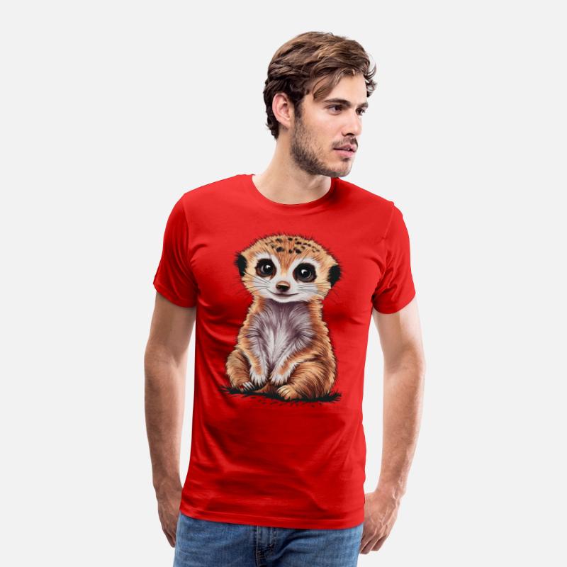 Adorable Meerkat With Big Eyes and Cute Expression