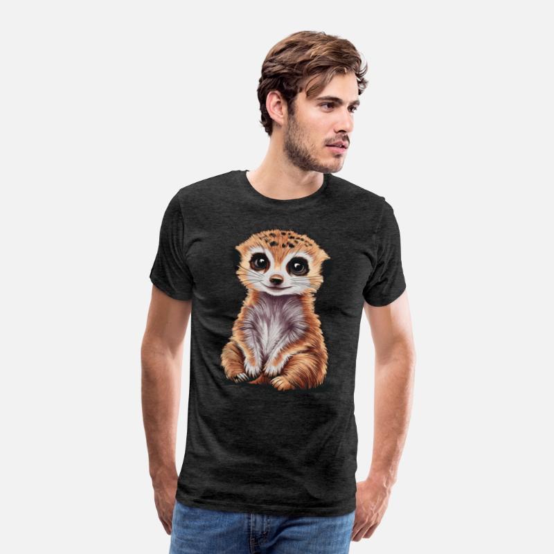 Adorable Meerkat With Big Eyes and Cute Expression