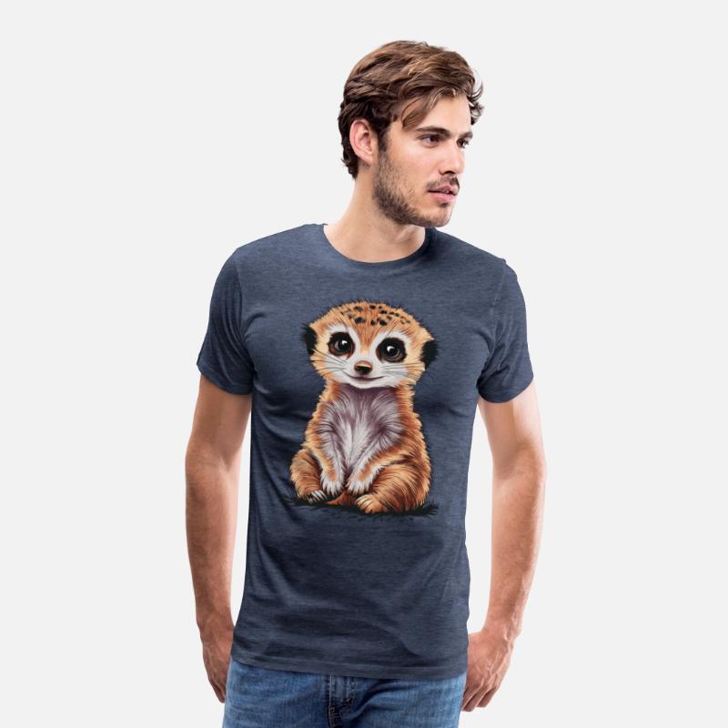 Adorable Meerkat With Big Eyes and Cute Expression