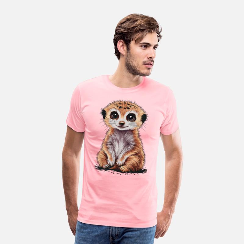Adorable Meerkat With Big Eyes and Cute Expression