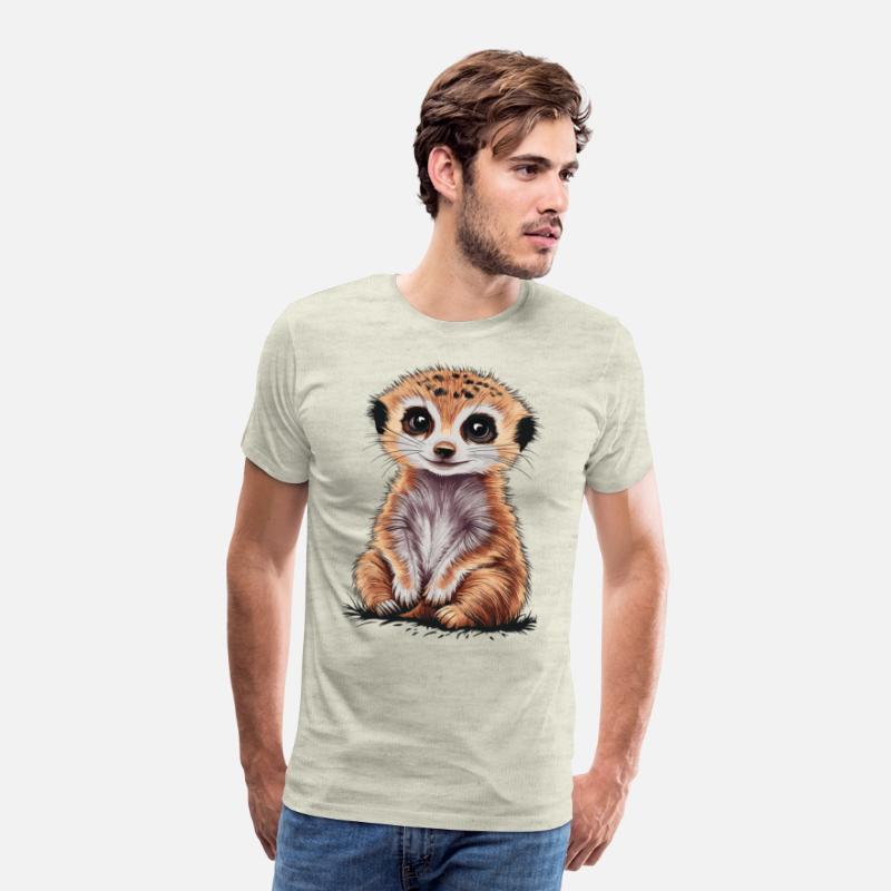 Adorable Meerkat With Big Eyes and Cute Expression
