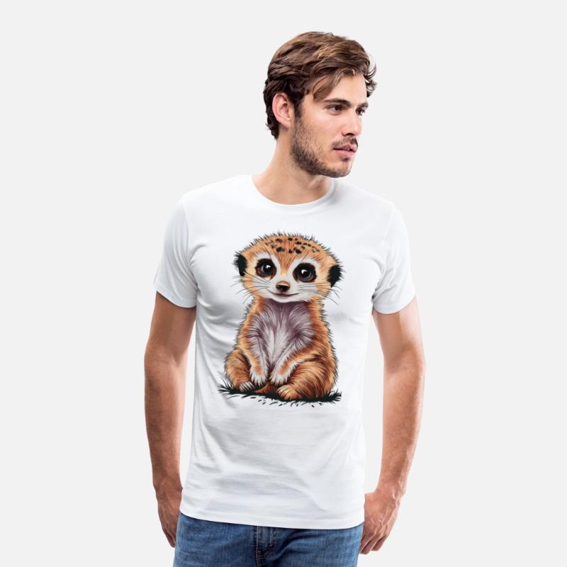 Adorable Meerkat With Big Eyes and Cute Expression