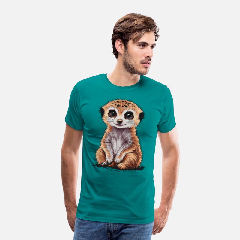 Adorable Meerkat With Big Eyes and Cute Expression