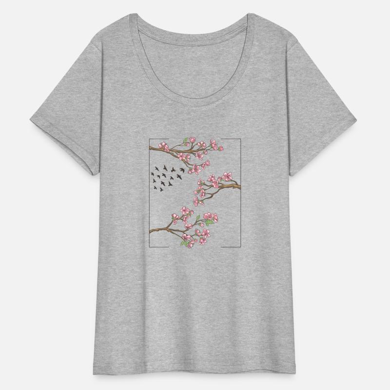 Aesthetic Japanese Style Cherry Blossom Tree