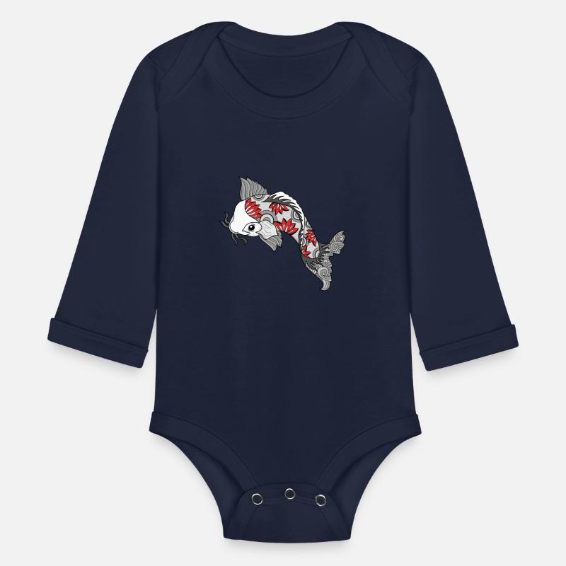 Aesthetic Koi Fish - Unique body art design