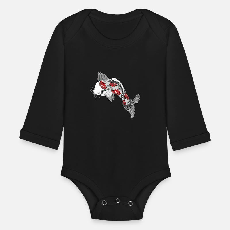 Aesthetic Koi Fish - Unique body art design