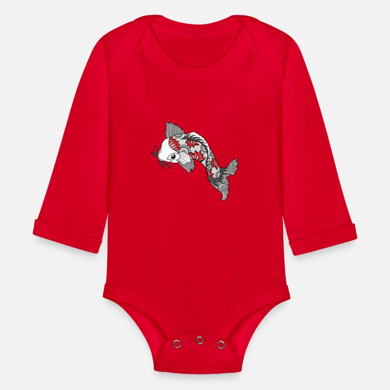 Aesthetic Koi Fish - Unique body art design