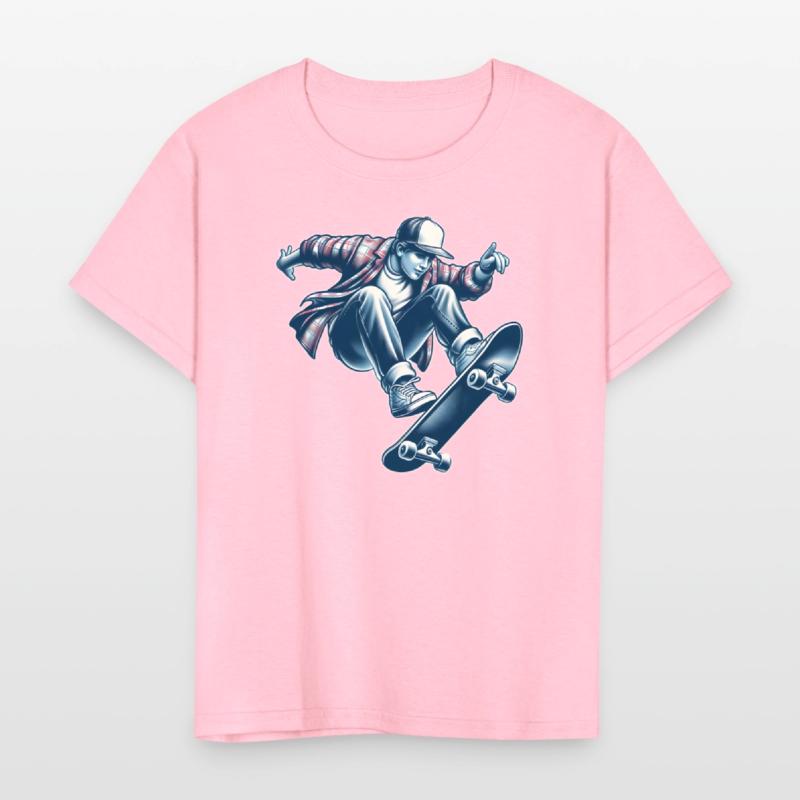 AI Old School 1990s Teen Skater