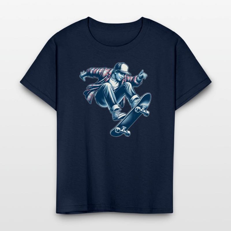 AI Old School 1990s Teen Skater